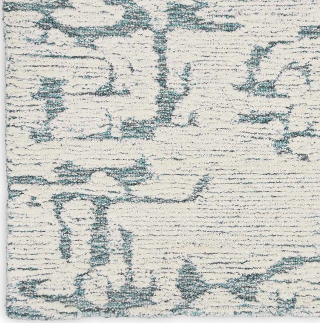 Nourison Home™ Calvin Klein CK009 Sculptural Teal 5'x7' Area Rug-3