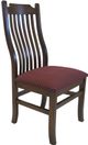 Urban Collections by Yutzy Woodworking Mission Dark Gray/Dark Red Office Side Chair-0