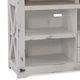 Mantle 74in White Console -2