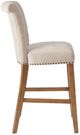 Olliix by Madison Park Cream Colfax 30-Inch Bar Stool-2
