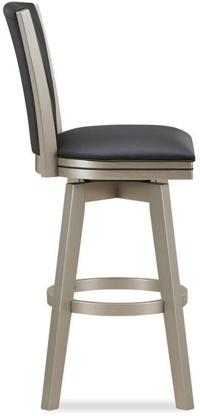 New Classic® Home Furnishings Berkely 30" Black Swivel Counter Stool-2