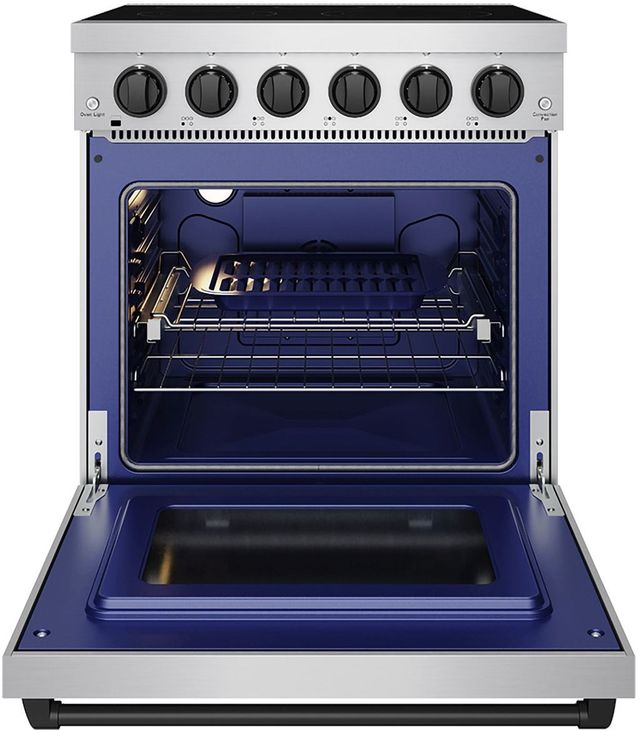 Thor Kitchen Gordon Ramsay Series 30" Stainless Steel Pro Style Electric Range with Precision Knob Control & Black Hardware-1