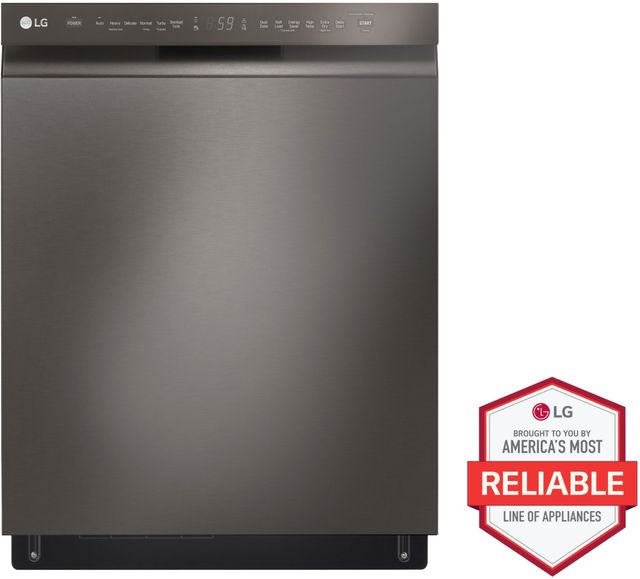 LG 24" Black Stainless Steel Built In Dishwasher with QuadWash™ and 3rd Rack -1