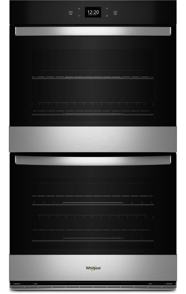 Whirlpool® 30" FingerPrint Resistant Stainless Steel Double Electric Wall Oven-0