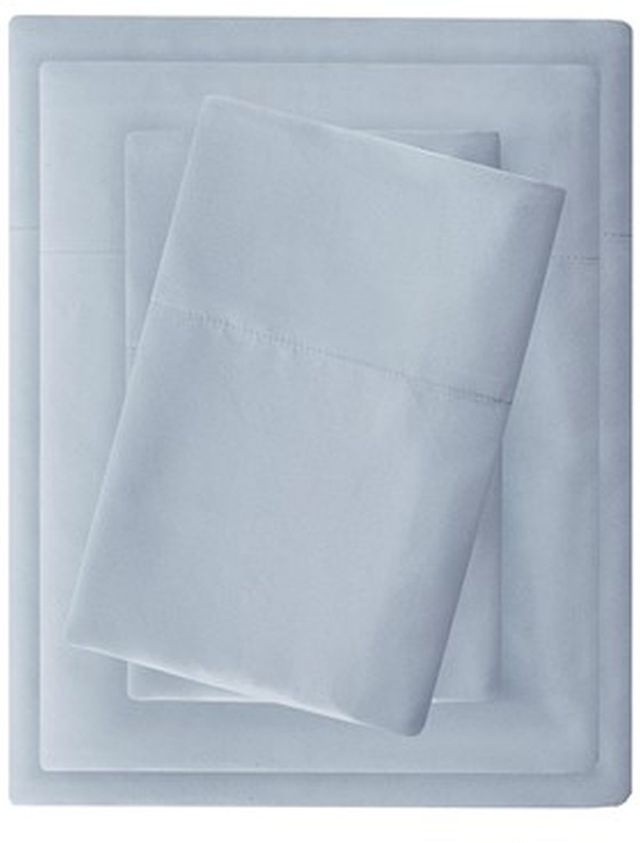 Olliix by Madison Park Blue Full 3M Microcell All Season Moisture Wicking Lightweight Sheet Set-0