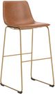Signature Design by Ashley® Ciabori Brown/Gold Tall Upholstered Bar Stool-0