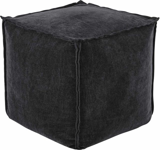 Signature Design by Ashley® Moriah Black Pouf-0