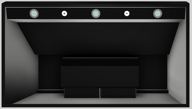 Vent-A-Hood® 48" Black Wall Hood-3