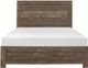 Mazin Furniture Corbin Rustic Brown Full Youth Bed-1