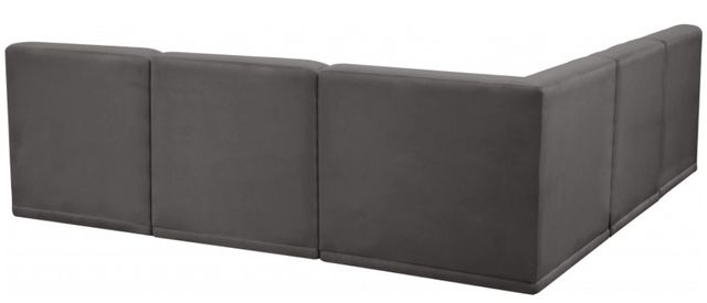 Meridian Furniture Relax 5-Piece Grey Modular Sectional Set-3