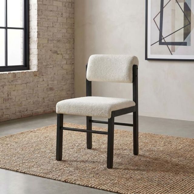 Coaster® Kehoe 2-Piece Black/Cream Dining Side Chair Set-1