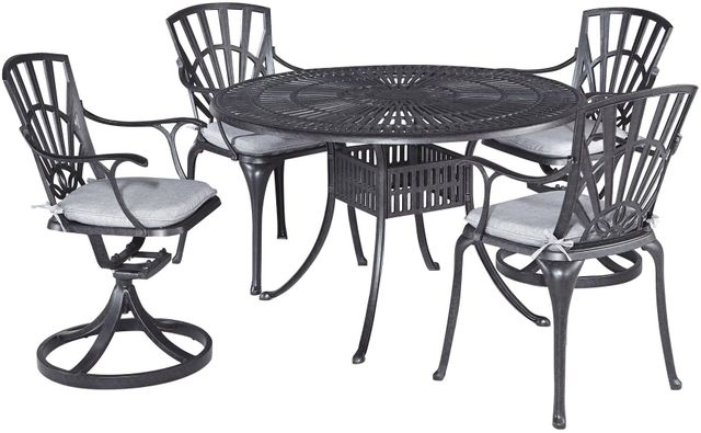 homestyles® Grenada 5-Piece Charcoal Outdoor Dining Set