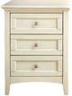 A-America® Northlake White Linen Nightstand-0