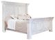 International Furniture Direct Terra Vintage White California King Panel Bed-0