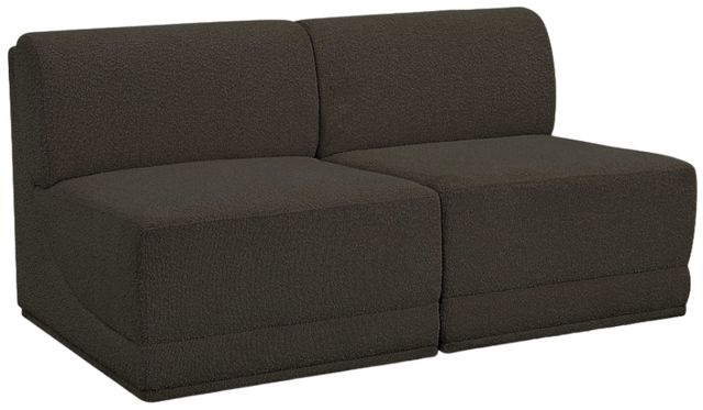 Meridian Furniture Ollie 2-Piece Brown Armless Sofa-0