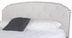 Bernards Olivia White Upholstered Full Panel Bed-2