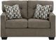 Signature Design by Ashley® Mahoney Chocolate Loveseat-1