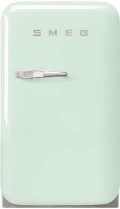 Smeg Retro Style 16" 1.3 Cu. Ft. Pastel Green Compact Refrigerator