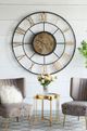 A & B Home Weathered Gold Side Table-3