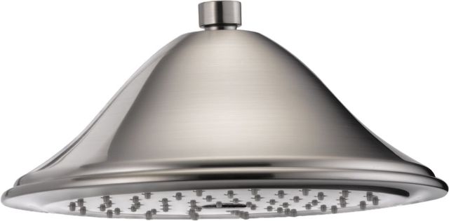 Brizo Traditional Brilliance® Luxe Nickel® Single-Function Round Raincan Shower Head-0
