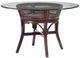 Braxton Culler Customizable Boone 60" Glass Top Round Pedestal Dining Table-0