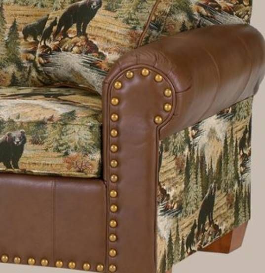 Marshfield Furniture McClain Brown/Gray/Yellow Queen Sleeper-1