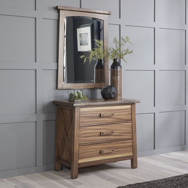 homestyles® Forest Retreat Brown Chest and Mirror-2