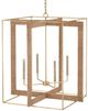 Currey & Company Purebred Natural Large Lantern Chandelier-0