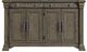 Elements International Kings Court Gray China Cabinet-1