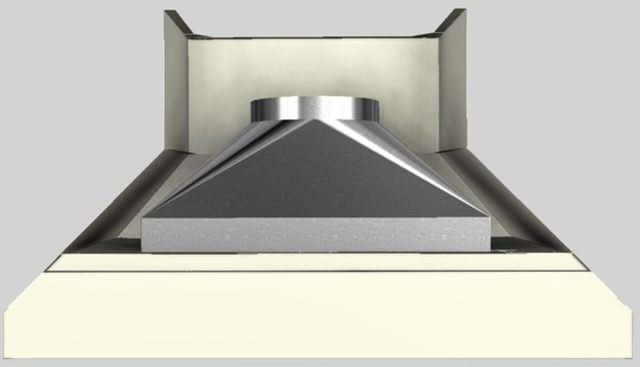 Vent-A-Hood® 54" Biscuit Wall Mounted Range Hood-2