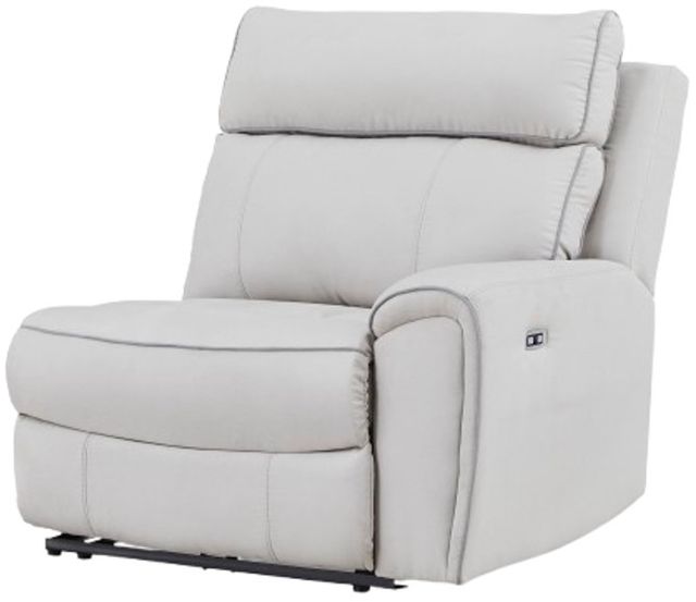 Signature Design by Ashley® Social Pointe 6-Piece Ash/Pearl Modular Power Reclining Sectional-5