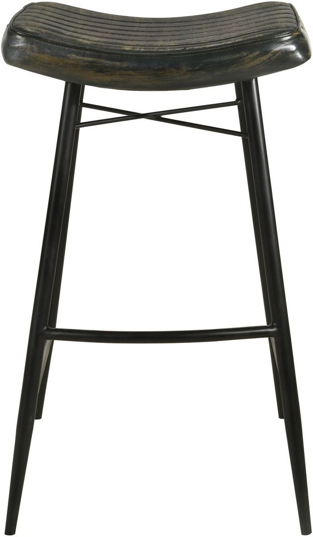 Coaster® Bayu 2-Piece Antique Espresso/Black Bar Stools-3