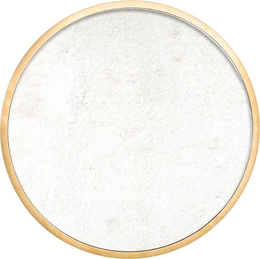 Decor-Rest® Furniture LTD Echo Brass Antique Wall Mirror