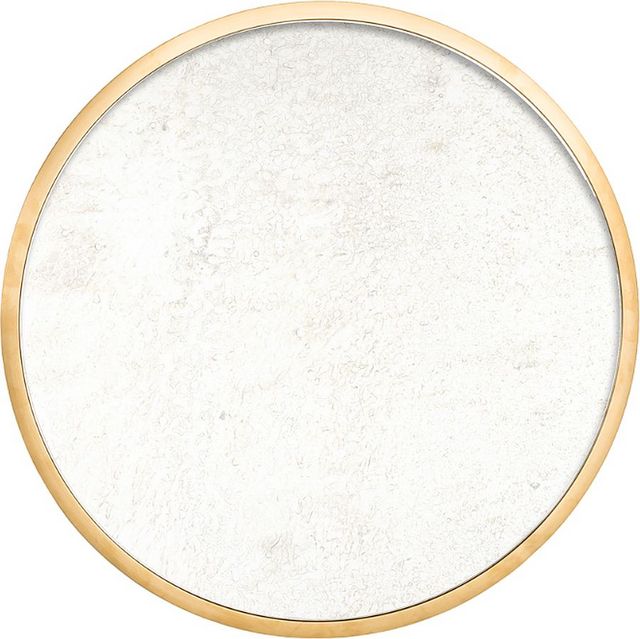 Decor-Rest® Furniture LTD Echo Brass Antique Wall Mirror