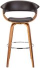 Armen Living Julyssa Brown/Walnut Bar Stool-3