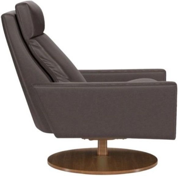 American Leather® Customizable Cumulus Leather 36" Manual Recliner-2