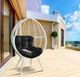 ACME Furniture Galzed Black/White Metal/Wicker Outdoor Patio Lounge Chair -1