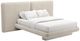 Caracole® Overlap Ivory Queen Upholstered Bed with Two Panels-0
