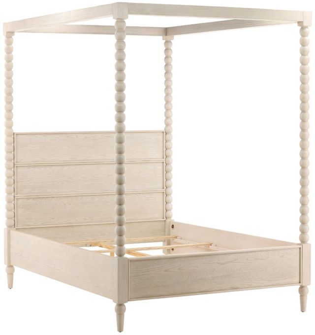Dovetail Furniture Marcellina Whitewash King Poster Bed-1