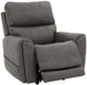 Flexsteel® Carter Smoke Power Rocking Recliner with Power Headrest and Lumbar-4
