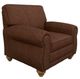 Best® Home Furnishings Customizable Leather Club Chair with Honey Birch Legs -0