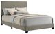 Coaster® Dorian Taupe Full Upholstered Panel Bed -0