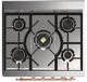 Ilve® Majestic III 30" Custom Pro Style Dual Fuel Liquid Propane Range with Solid Door and Copper Trim-2