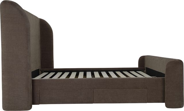 Moe's Home Collection Sophia Brown Queen Storage Bed-3