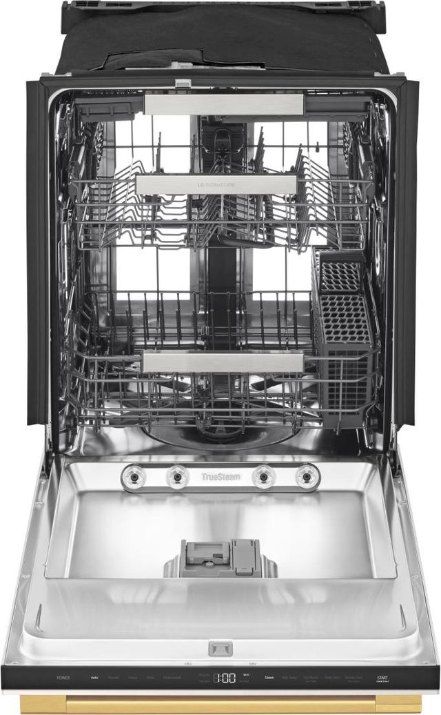 LG SIGNATURE Tailored Collection 24” Essence White 39 dBA Built-In Top Control Dishwasher with 1-Hour Wash & Dry-1
