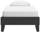 Signature Design by Ashley® Socalle Matte Black Youth Twin Platform Bed-2