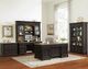 Riverside Furniture Regency Antique Oak/Matte Black Credenza Desk-2