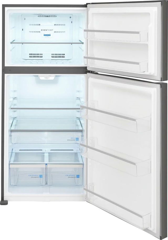 Frigidaire Gallery® 30 in. 20.1 Cu. Ft. Black Stainless Steel Top Freezer Refrigerator-2
