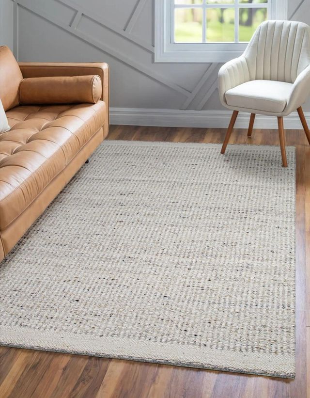 KAS Rugs Darcy Natural 5'x8' Area Rug-4