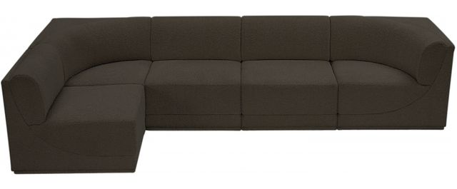 Meridian Furniture Ollie 5-Piece Brown Modular Sectional-1